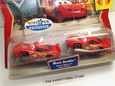 DISNEY PIXAR CARS SUPERCHARGED MOVIE DOUBLES LIGHTNING MCQUEEN
