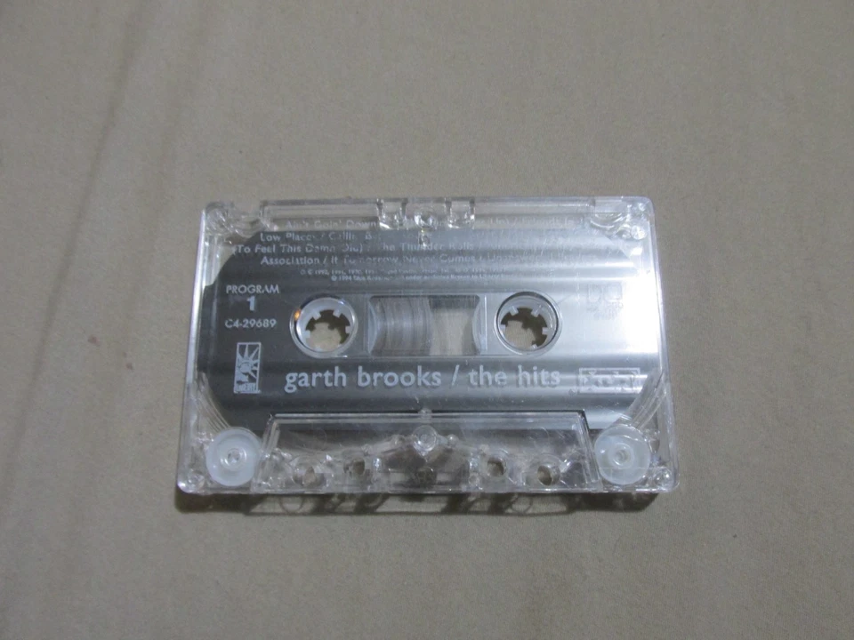 Garth Brooks "The Hits" Limited Time Only, 1994 Vintage Cassette Tape - Image 4 of 4