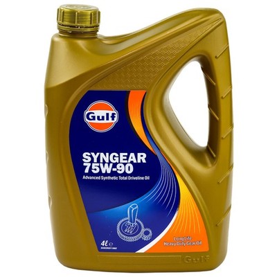 Getriebeöl Getriebe Öl Gulf Syngear 75W-90 4 Liter Getriebeoel Oel gear OEL KFZ