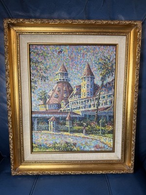HOTEL DEL CORONADO Very Rare Find! Original Painting By San Diego Artist! EUC