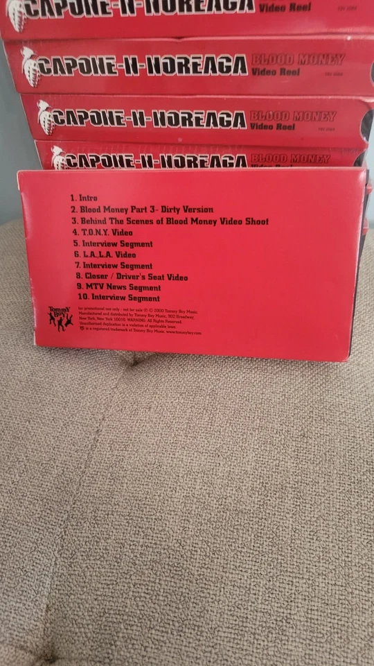 Capone-N-Noreaga Blood Money Promo VHS Video Reel Sealed – Mold Disclosure -Rare - Image 3 of 4