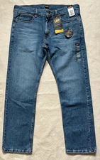 NEW Lee Slim Fit Straight Leg Comfort Fuel Blue Denim Jeans 36 38 40 42