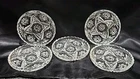 Vintage Anchor Hocking Crystal Coasters STAR OF DAVID Early American Prescut (5)