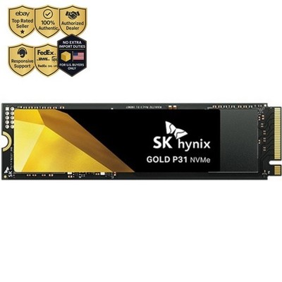 SK hynix Gold P31 NVMe M.2 2280 Internal SSD PCIe Gen3 1TB / 2TB