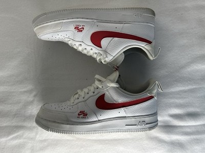 Nike Air Force 1 Low Utility White / Red Size 11