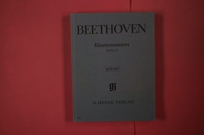 326945 BEETHOVEN G. Henle Verlag Klaviersonaten Band II