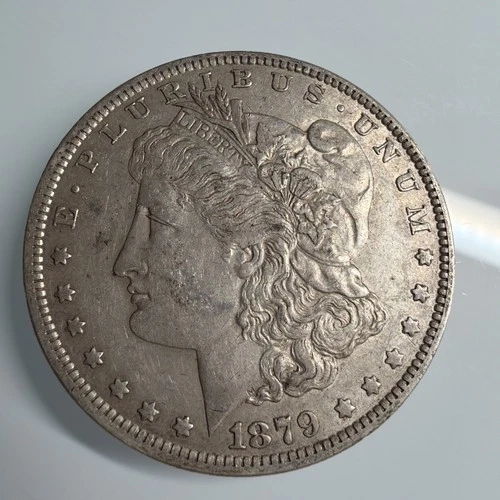 1879 O MORGAN SILVER DOLLAR! NICE AU Coin!