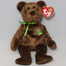 Ty Beanie Baby William - MWMT Bear Closed Book Version UK Country Exclusive