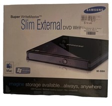 Samsung Super WriteMaster Slim External DVD Writer, model SE-S084
