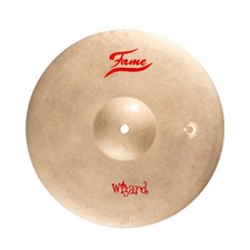 Wizard Thin Splash 12" Ride Cymbal B20 bronzo martellato a mano scuro vintage