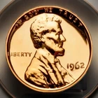 1962-P Lincoln Memorial Cent — photo from another recent sale
