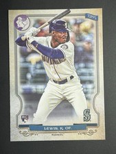 2020 Topps Gypsy Queen Kyle Lewis Rookie Card SSP LOGO SWAP #226 . rookie card picture