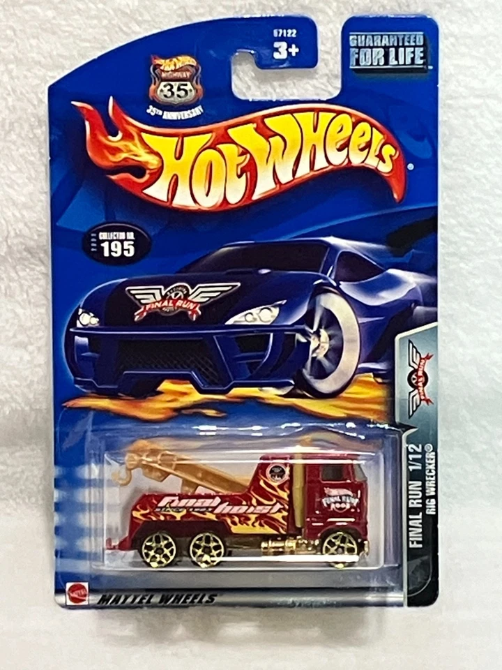 2003 Hot Wheels (3) Final Run #2 Ambulance, #1 Rig Wrecker, #6 Ford Bronco - Image 4 of 4