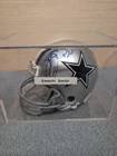 Emmitt Smith Signed Dallas Cowboys Mini Helmet Autographed Riddell w/ Display...