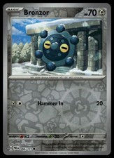 Bronzor SV: Prismatic Evolutions #066/131 Reverse Holo Rare NM