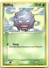 Koffing 62/107 Common Deoxys Pokemon LP on eBay