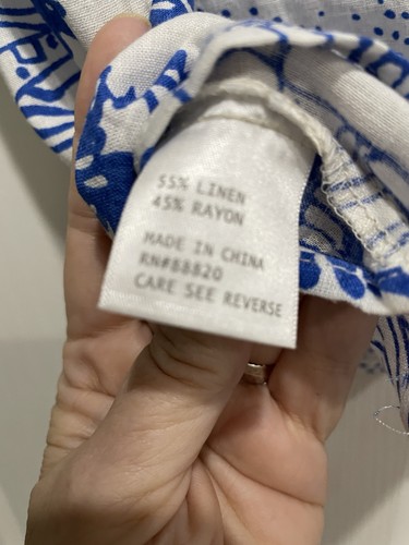 calypso st barth Top mittelblau/weiß Neu mit Etikett - Bild 5 von 6
