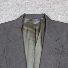 Jos. A. Bank Sport Coat Blazer 46XL Gray Glenplaid Vintage Business Wool