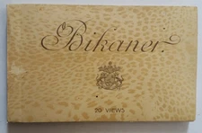 LOT OF 20 POSTCARD ALBUM INDIA VINTAGE BIKANER 1920s