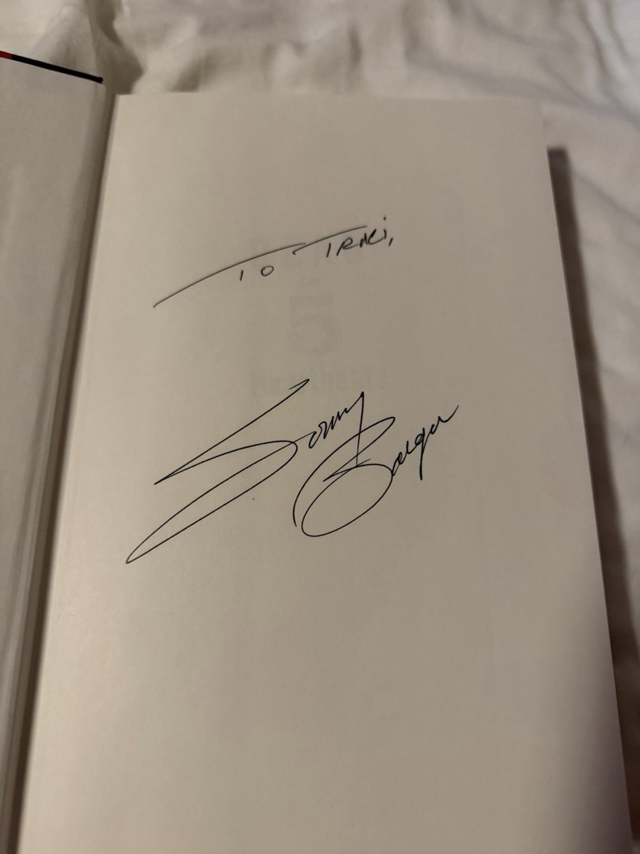 Ralph Sonny Barger Signed Autographed Book Dead In 5 Heartbeats