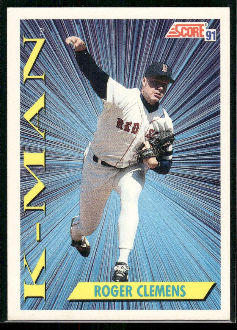 1991 Score #684 Roger Clemens Boston Red Sox