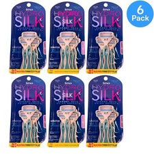 Schick Hydro Silk Sensitive Razors For Women 6 Ct 6 Pack Disposable New
