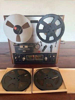 Akai GX-210D Tonbandgerät Top Zustand 3 Motoren 4 Spulen, Bedinennungsanleitung