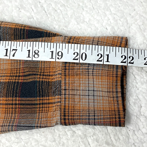 Jesse James Work Wear Shirt Men's M West Coast Choppers Western Plaid Pearl Snap - Picture 11 of 12