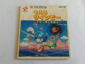 Moero Twinbee Stinger for FAMICOM (NES) Disk System/Disk, Manual, Case set-D1-