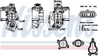 Nissens Agr-Ventil U.A. FüR Nissan, Renault