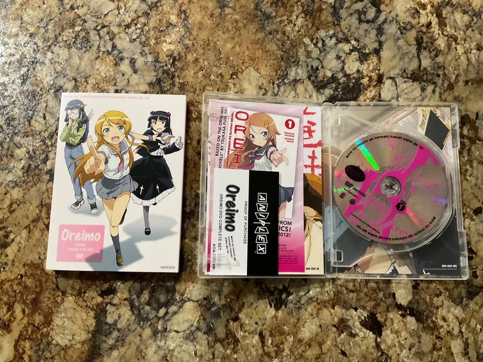 OREIMO COMPLETE DVD SET + SLIPCOVER LIMITED EDITION Aniplex Anime MINT RARE OOP - Image 3 of 4