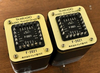 Extra RARE Early Pair Tamura F-2021 output transformer 5K ohm * VG