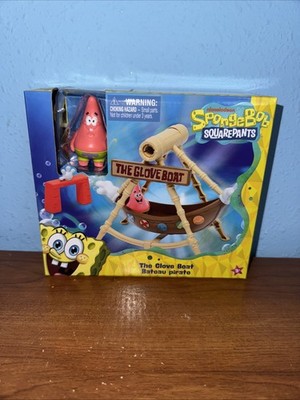 SpongeBob SquarePants Playset THE GLOVE BOAT w/Patrick Star Figure Nickelodeon