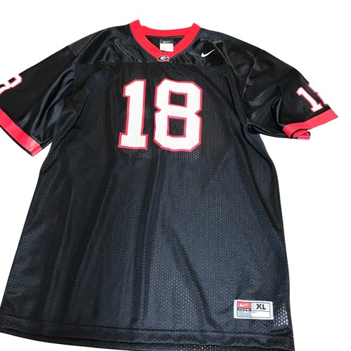 Nike Georgia Bulldogs Youth XL Football Jersey Black Number 18 Kids Team Apparel