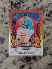 2025 Panini Prospect Edition NOBLE MEYER Prepping For The Pros Red /199 #24