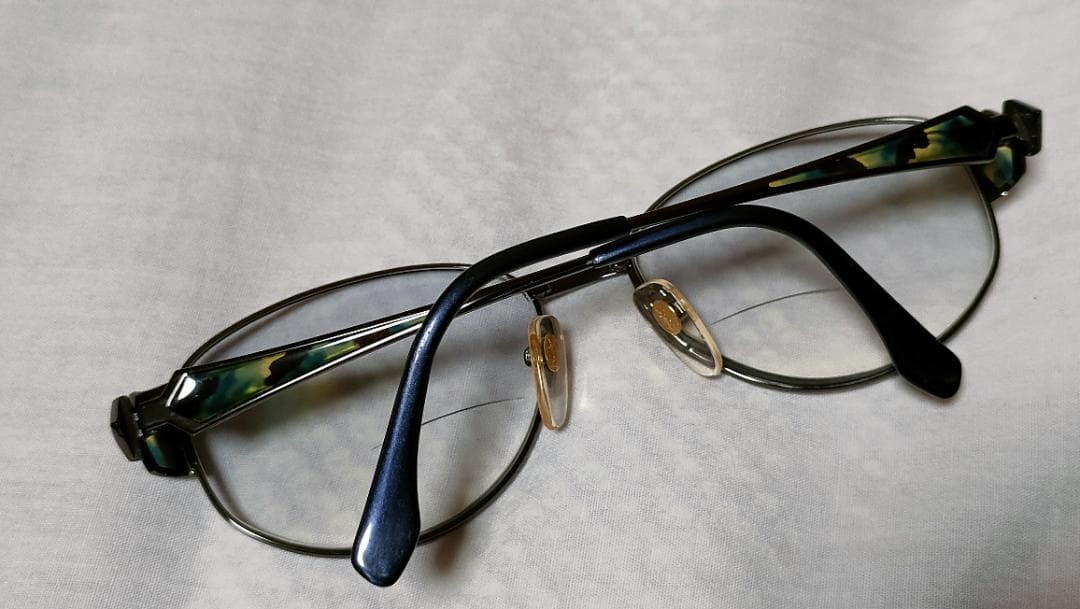 Yves Saint Laurent YSL Logo Cross Line Gradient Glasses Blue New thumbnail 3