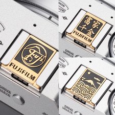 For Canon Sony Nikon Fuji and other Brass Hot Shoe Cover Shutter Button