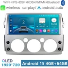 12.3" Android 15 Car Stereo Radio BT for Toyota FJ CRUISER Head Unit GPS Carplay