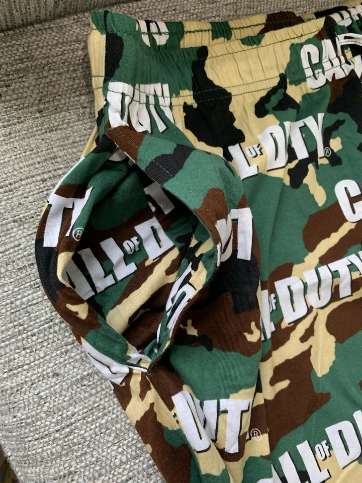 Pantalones de pijama Call of Duty grandes camuflaje modernos con bolsillos Foto 2 de 4