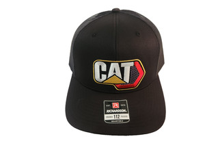 NEW - Authentic Caterpillar CAT Logo Black/White Mesh Hat Cap