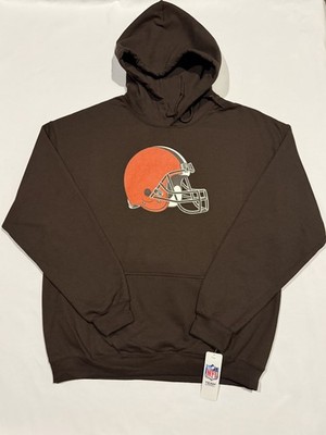  Cleveland Browns NFL Primary Logo Fleece Hoodie in Large