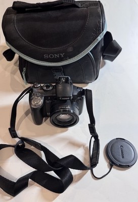 Canon Powershot S5 IS 8MP Digital Camera 12X Optical Zoom w/ Case & SD