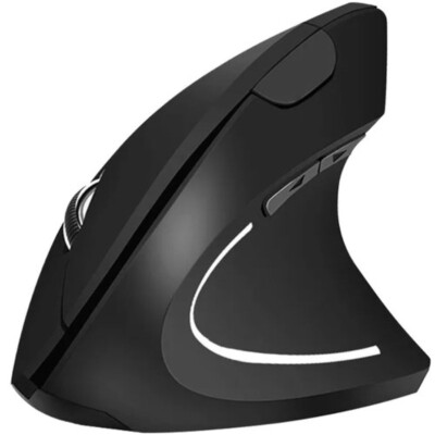 Ergonomic Wireless Vertical Mouse Vertical Grip No Gaming Cable