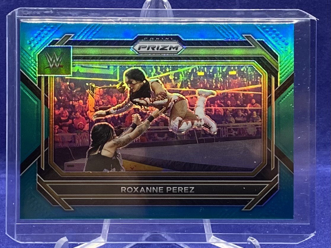 2023 Panini Prizm WWE Roxanne Perez #39 Teal Prizm 21/49 NXT