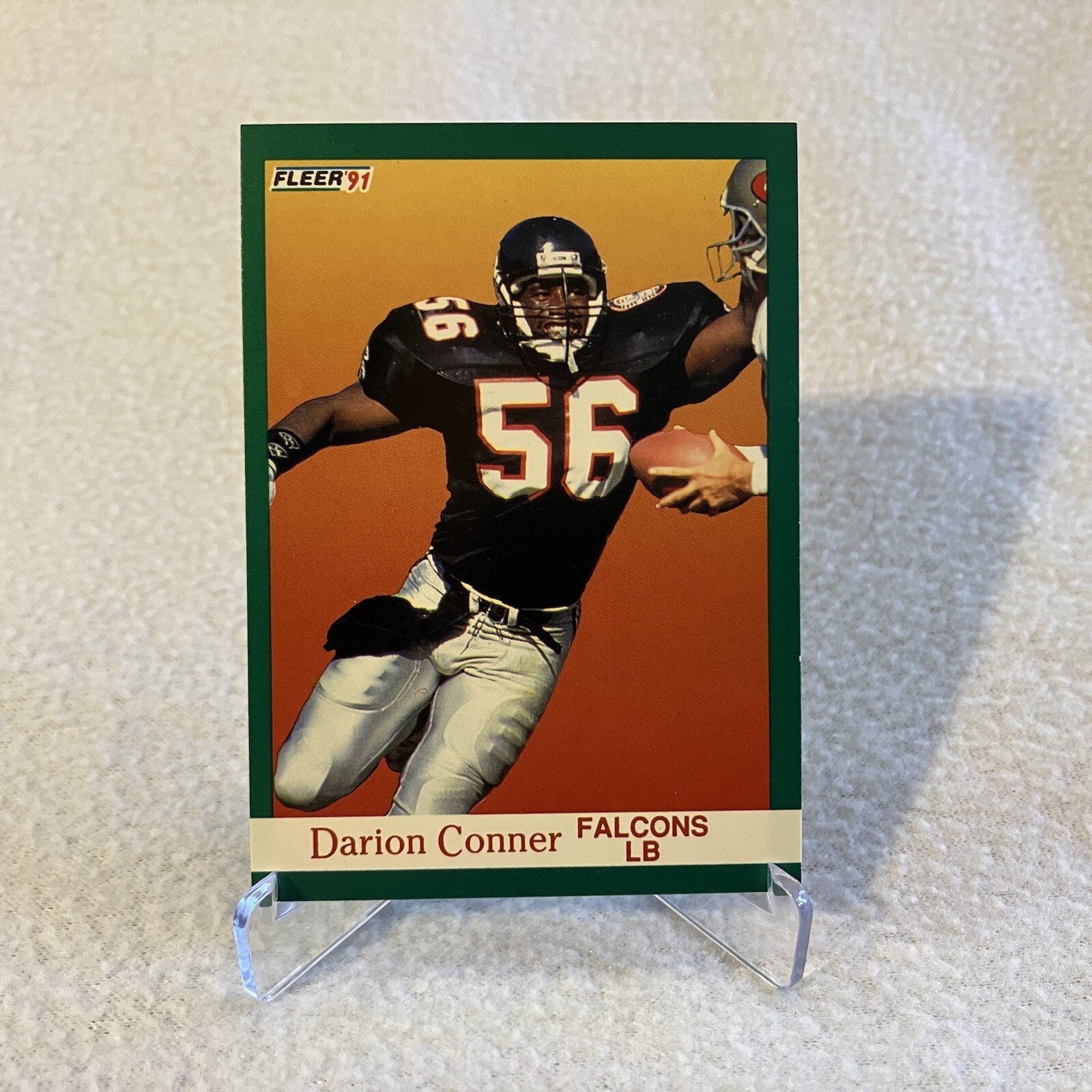 1991 Fleer Darion Conner #199  Atlanta Falcons NFL