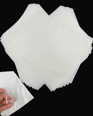 20 Pcs Double-Sided Iron On Press-on Patch Heat Melt Fabric Glue Sheet Adhesive