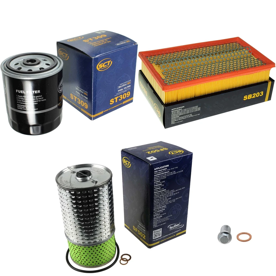 SCT Germany Inspektionspaket Filterset für Mercedes-Benz 190 D 2.0 Saloon 200