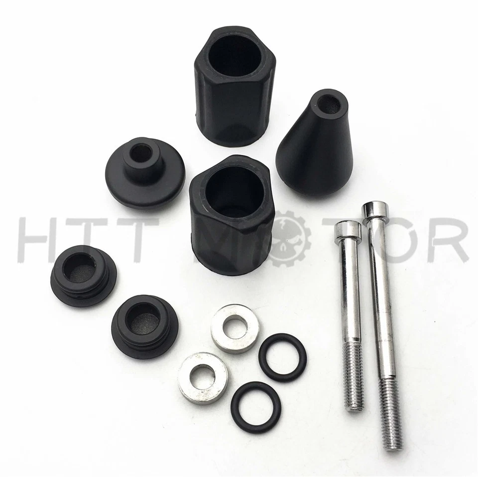 Protección contra choques deslizante de marco negro HTTMT para BMW S1000RR 2013 BMW HP4 2010-2013 Foto 2 de 4