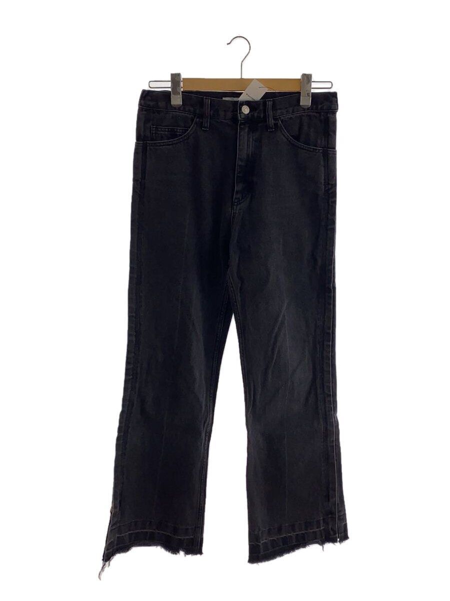 TOGA VIRILIS Zip denim pants(BLACK) 44