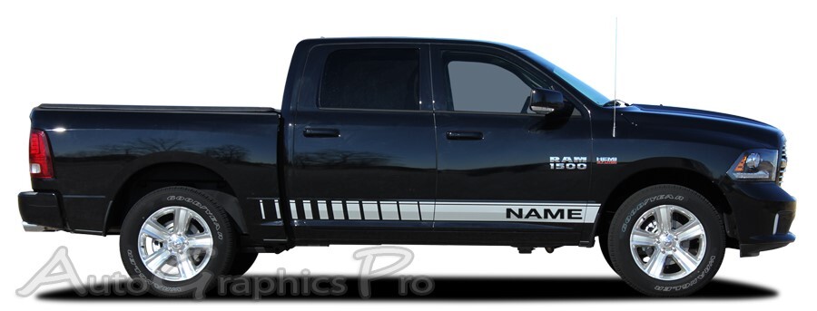 Lower Rocker Panel Striping Decals Stripes 3M Graphics for 09-2018 ...